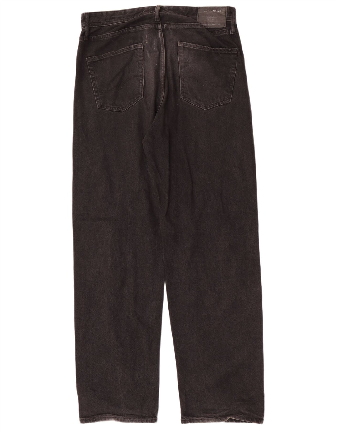 Blugi largi Jack & Jones pentru bărbați W31 L34 bumbac negru