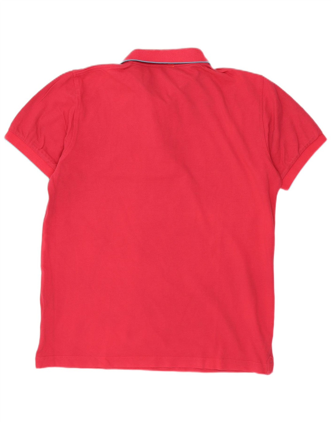 Tricou polo Sun68 pentru bărbați, bumbac roz mediu