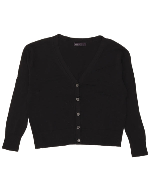 Pulover cardigan supradimensionat pentru femei Marks & Spencer UK 8 Mic Negru