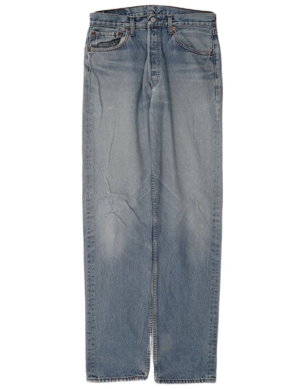 Blugi drepti pentru bărbați Levi's 501 W33 L36 Bumbac albastru