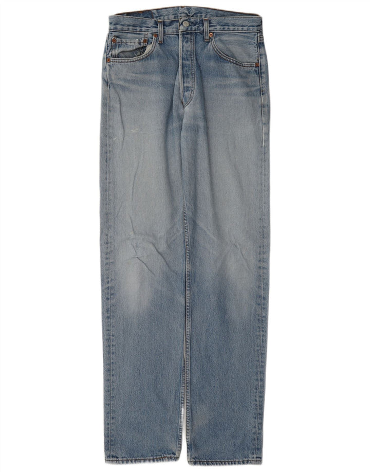 Blugi drepti pentru bărbați Levi's 501 W33 L36 Bumbac albastru