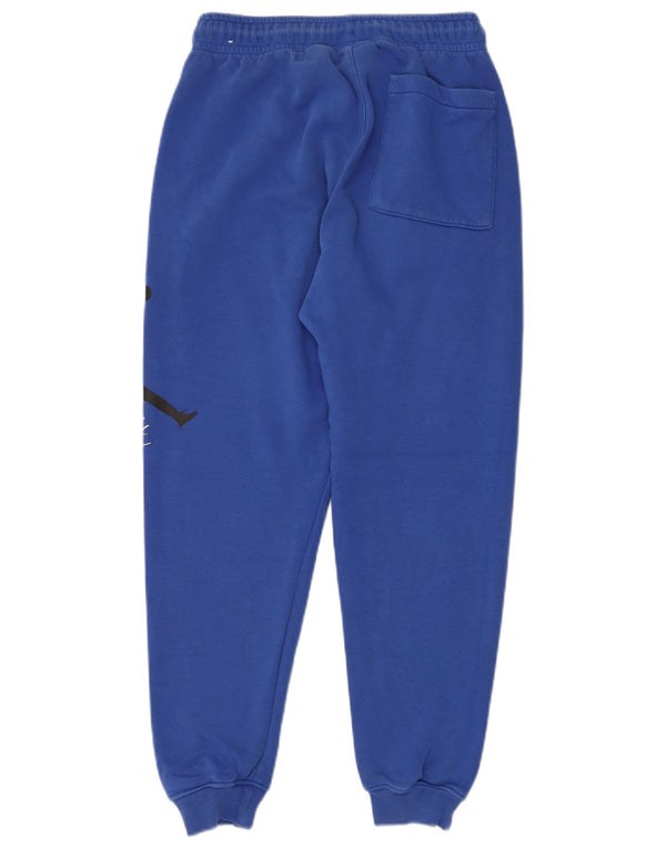 Pantaloni de trening grafic pentru femei JORDAN Joggeri UK 10 Bumbac albastru mic