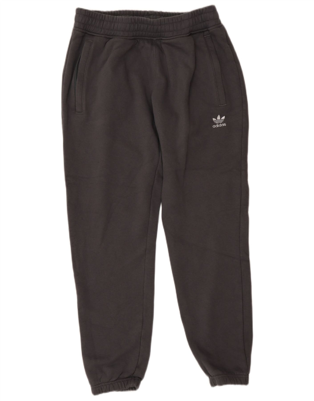 Pantaloni de trening Adidas pentru bărbați Joggeri din bumbac gri mediu