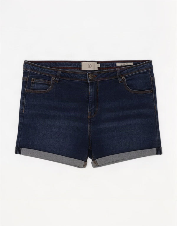 Pantaloni scurți Dack's Slim Fit din denim IT 46 Large W32 Bumbac bleumarin