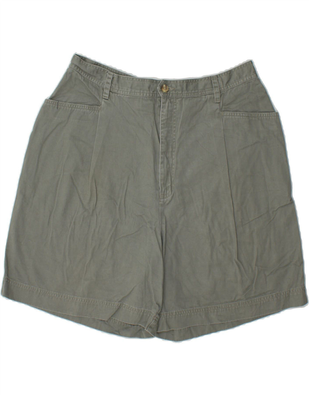 EDDIE BAUER Womens Casual Shorts US 18 2XL W36  Grey Vintage Eddie Bauer and Second-Hand Eddie Bauer from Messina Hembry 