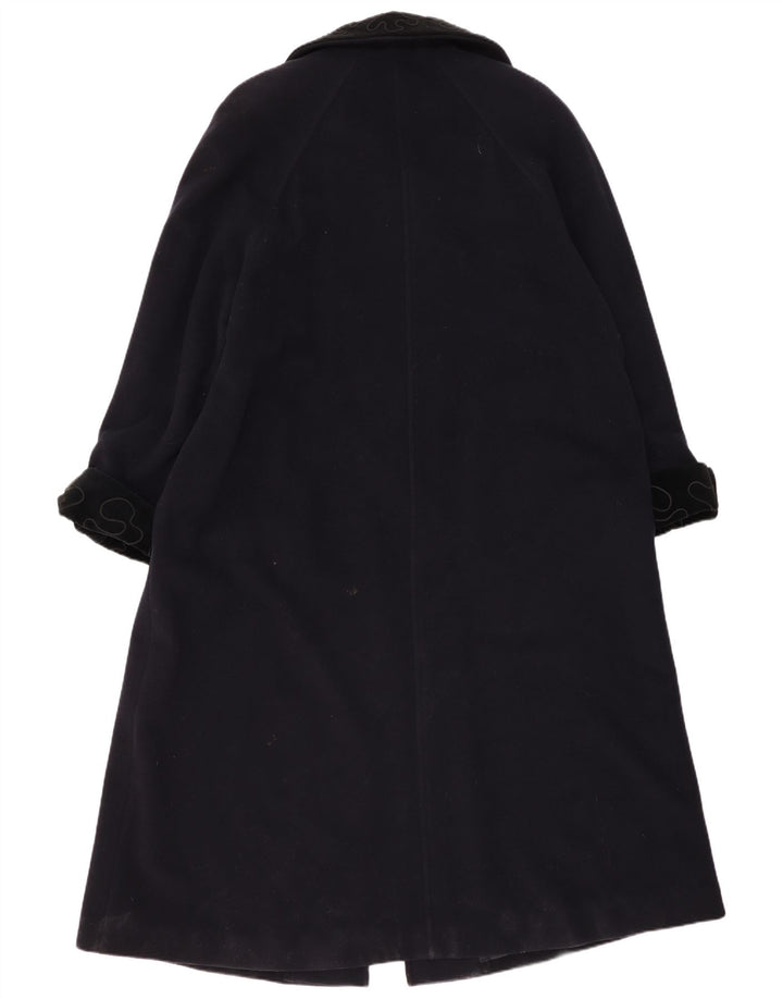 Pardesiu supradimensionat pentru femei Admyra UK 18 XL Lână bleumarin