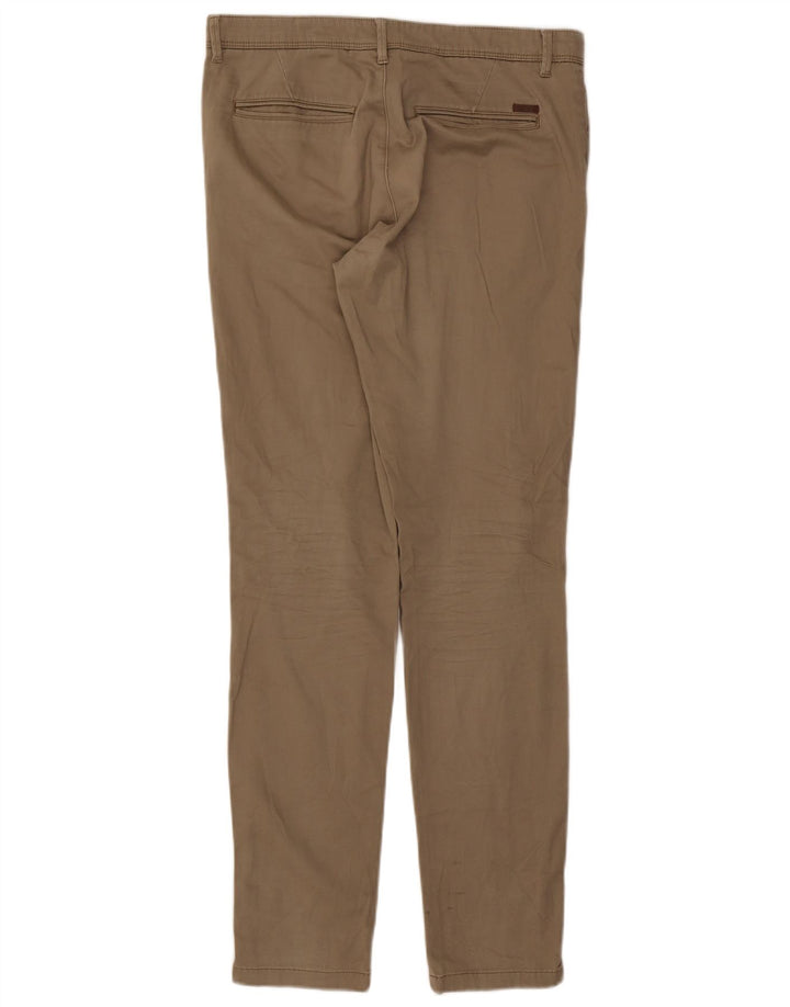 Pantaloni chino slim pentru bărbați JACK & JONES L32 L32 bumbac bej