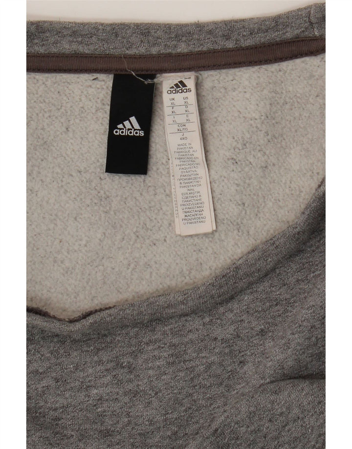 Hanorac pentru bărbați Adidas Jumper XL bumbac gri
