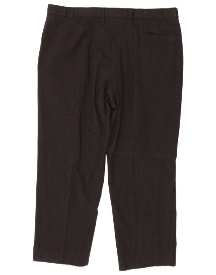 Marks & Spencer Pantaloni drepți pentru bărbați L40 L29 Lână gri
