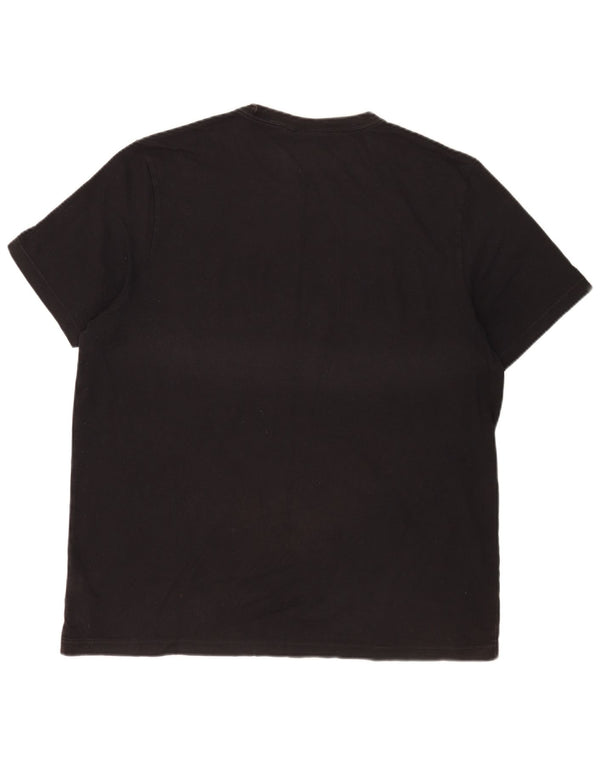 Tricou grafic pentru bărbați Adidas mânecă lungă XL bumbac negru