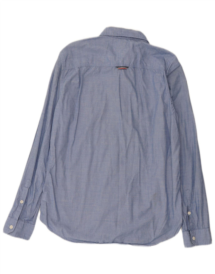 Cămașă pentru bărbați Tommy Hilfiger, cu ajustare normală, mare, albastru, bumbac