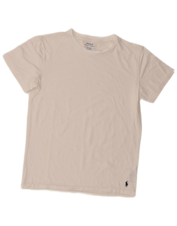 Tricou Polo Ralph Lauren pentru băieți Top 13-14 ani Bumbac alb mediu