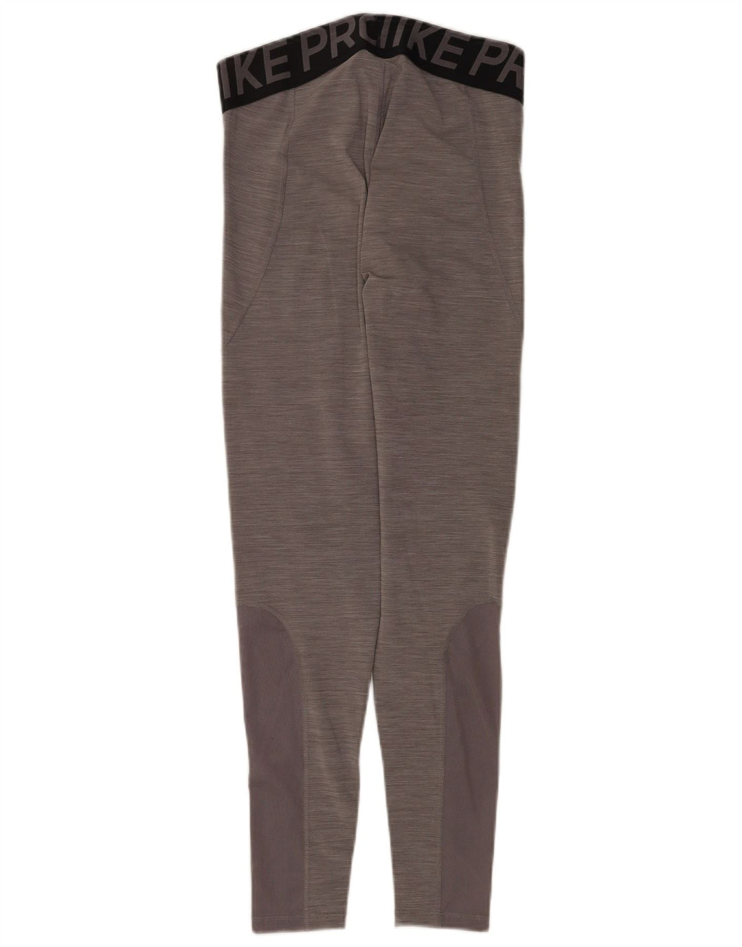 Leggings cu grafică Nike Dri Fit pentru femei UK 12 Gri mediu Colorblock