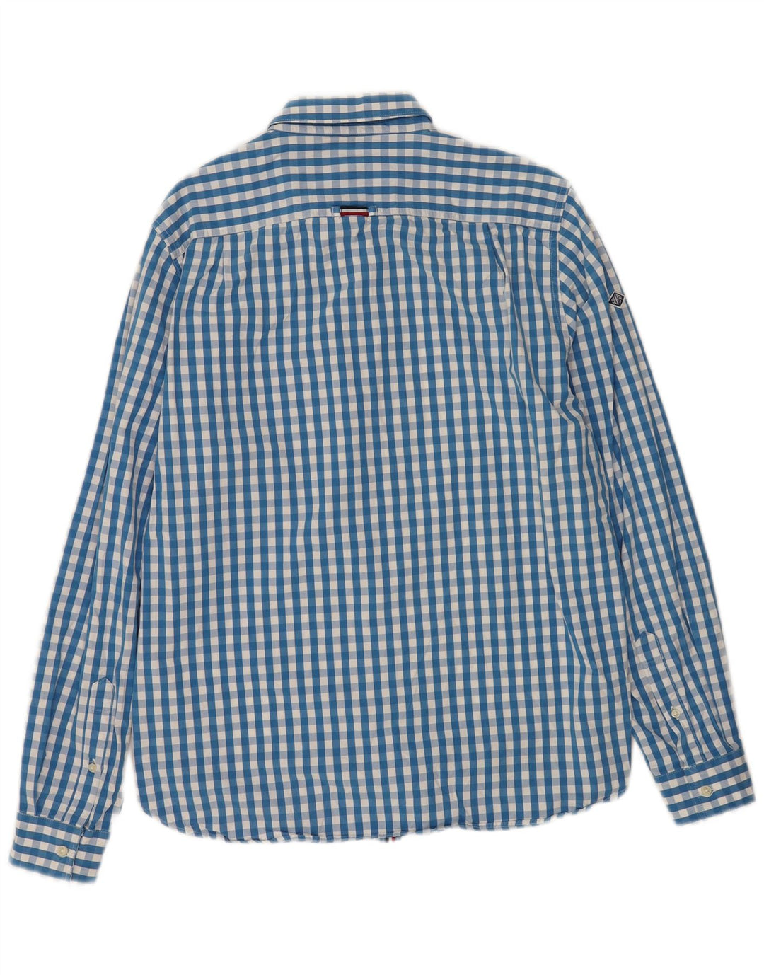Cămașă pentru bărbați Superdry XL Blue Gingham Bumbac
