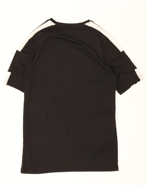 Tricou cu grafic Aeroready Adidas pentru băieți Top 15-16 ani negru colorblock