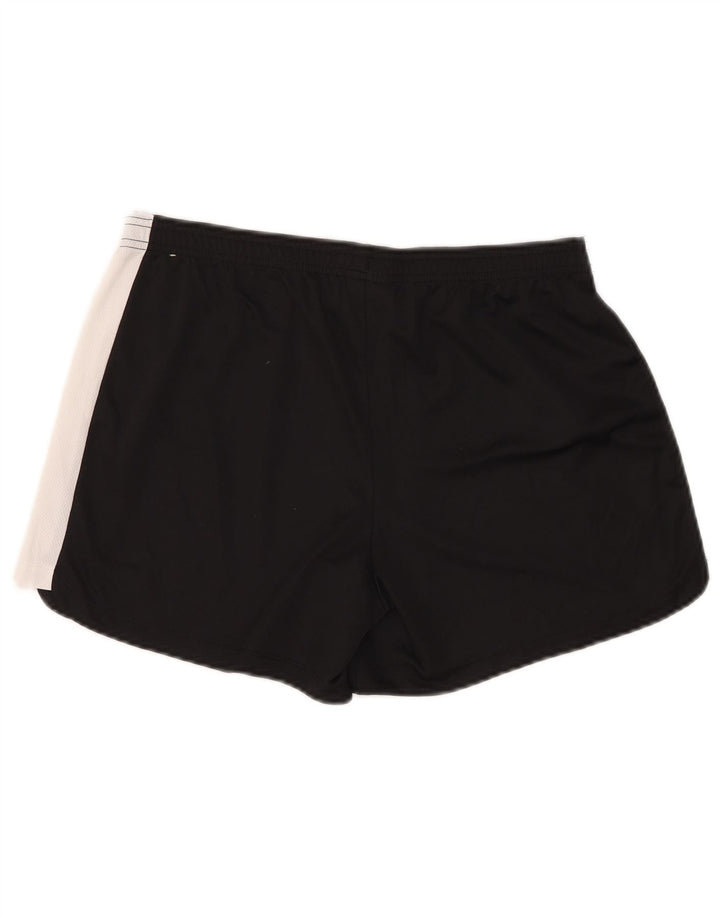 Pantaloni scurți sport Nike pentru femei UK 16, mari, negru, poliester color bloc