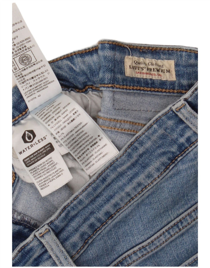 Blugi evazați Levi's 726 pentru femei W28 L34 bumbac albastru