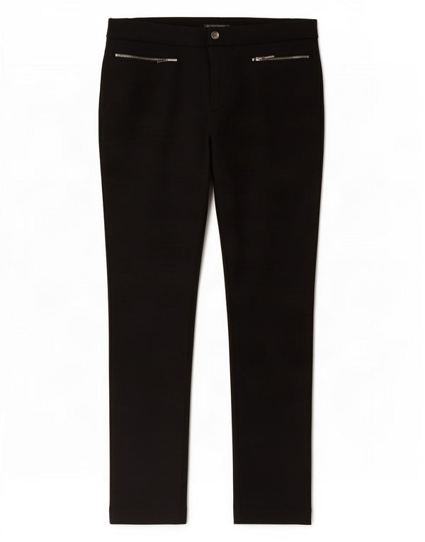 Pantaloni casual conici pentru femei Marks & Spencer UK 14 Large W32 L27 Negru