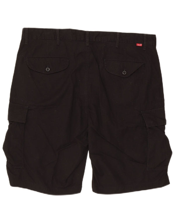Pantaloni scurți cargo pentru bărbați Levi's W38 XL, bumbac negru