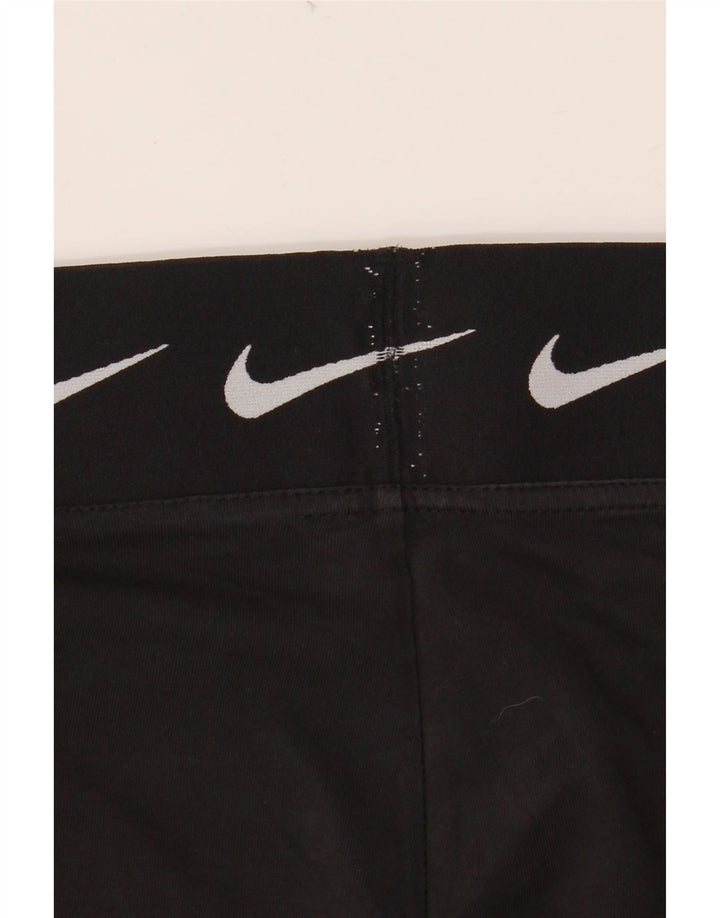Leggings grafic NIKE pentru femei UK 8 Small Black
