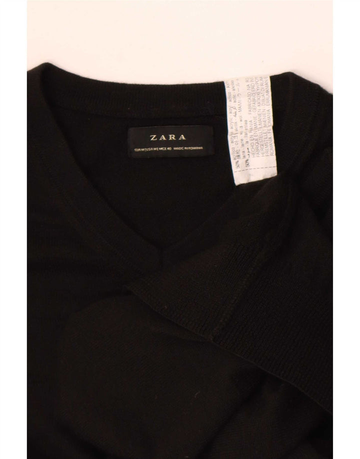 Zara Barbati Vesta Tank Top Mediu Negru Acrilic