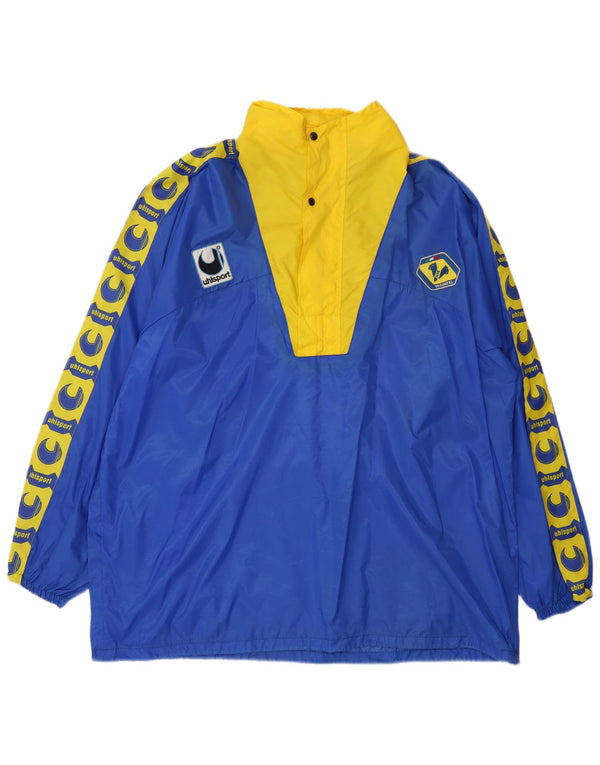 Jachetă de ploaie Uhlsport Hellas Verona FC 1993 pentru bărbați, UK 42 XL, albastru