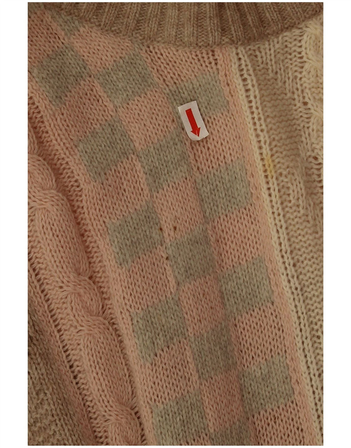 Pulover pentru bărbați Stefanel, cu gât de barcă, 2XL, multicolor, geometric