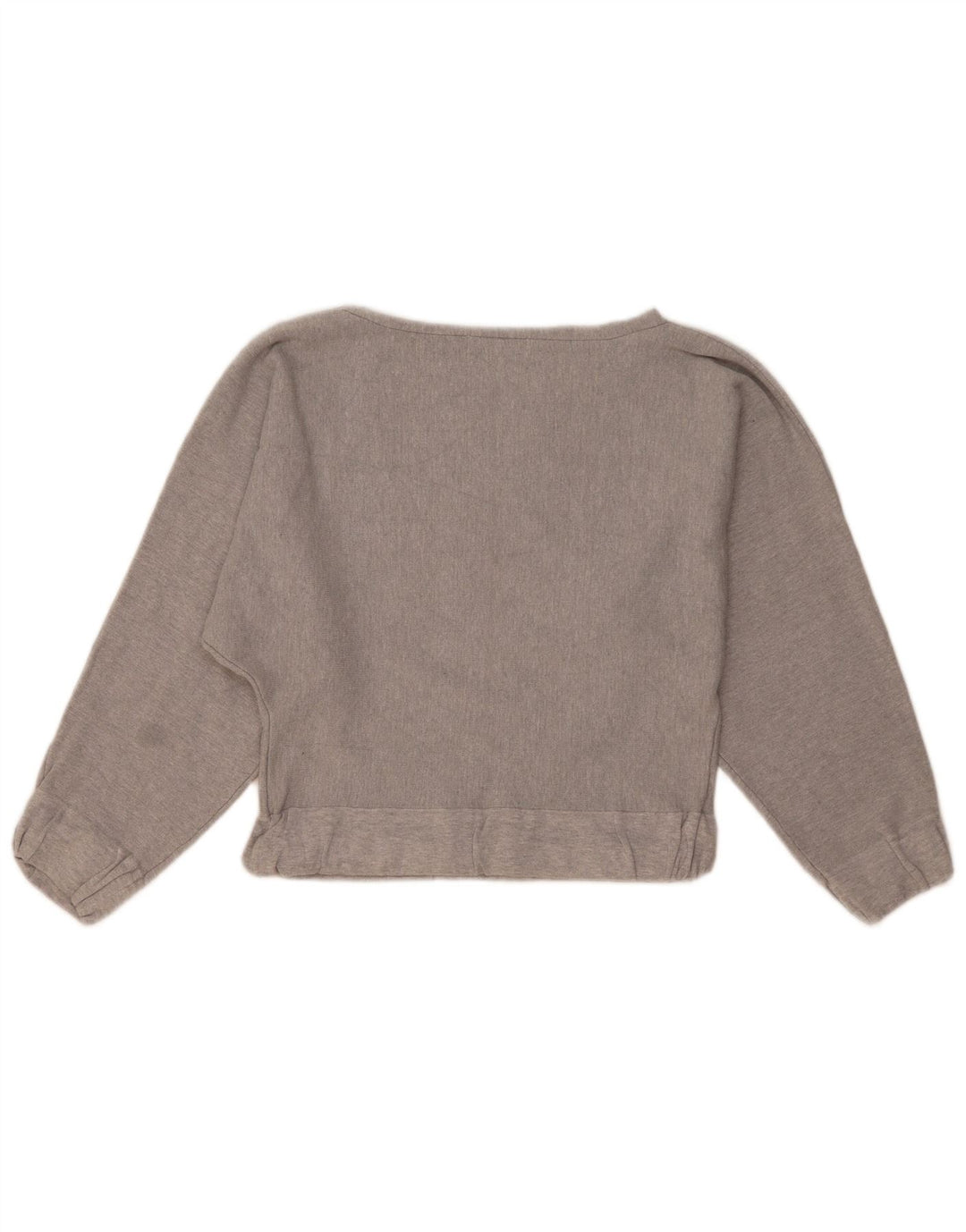 Pulover crop pentru femei Zara UK 14 Viscoză gri mediu