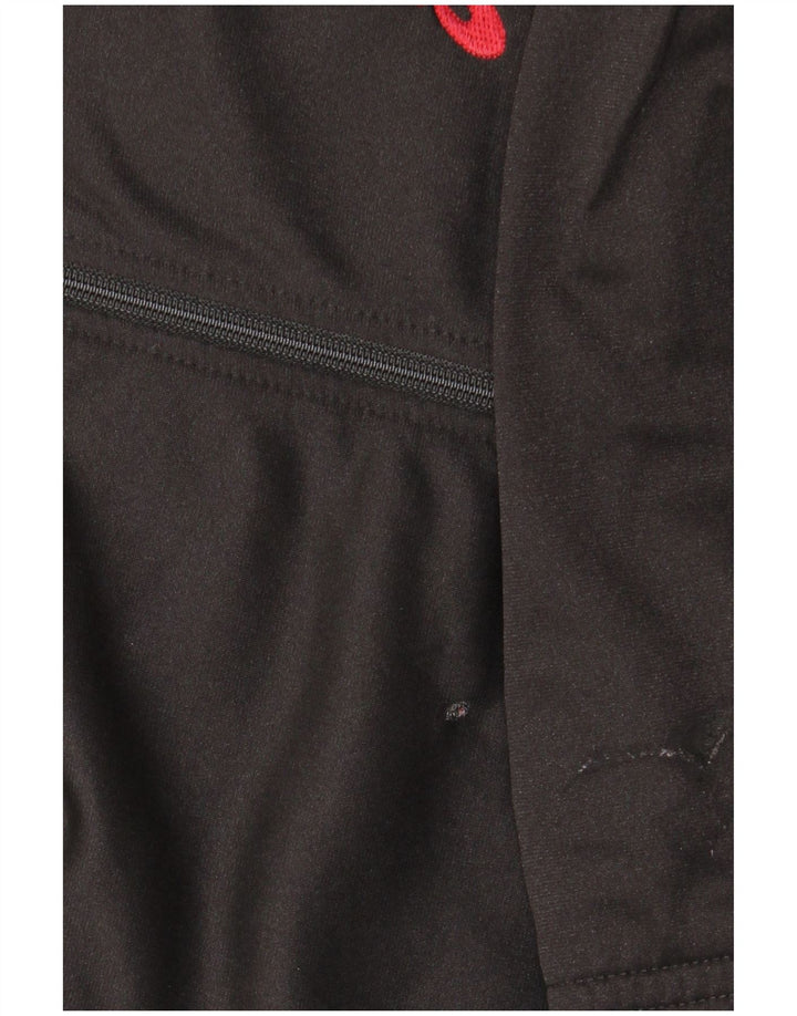 Jachetă de top pentru trening grafic ASICS pentru bărbați, IT 56 XL, negru, bloc de culoare