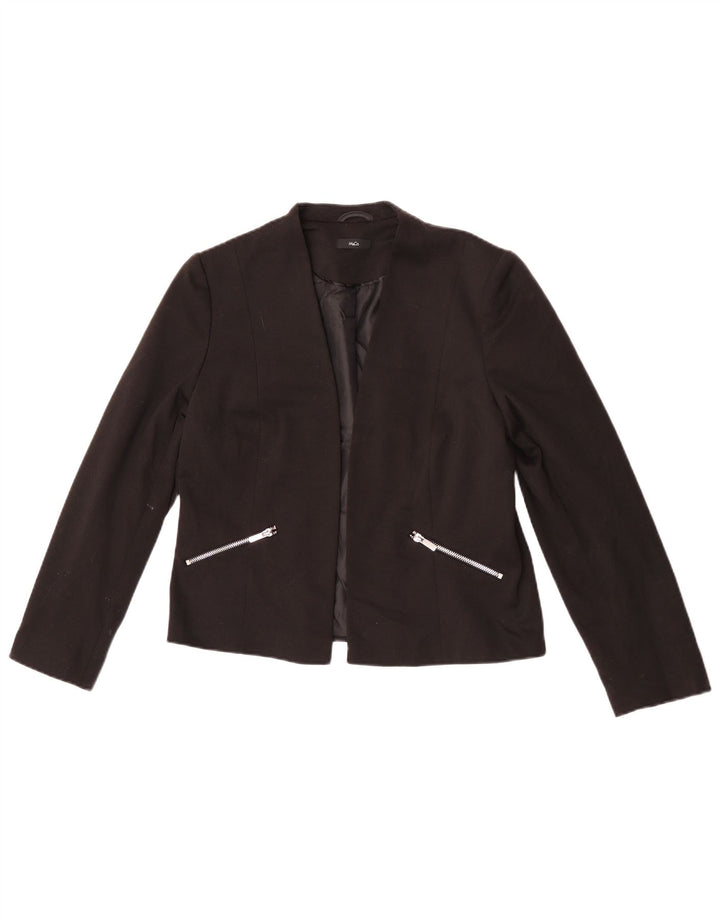 Jachetă Blazer pentru femei M&Co UK 12 Poliester mediu negru