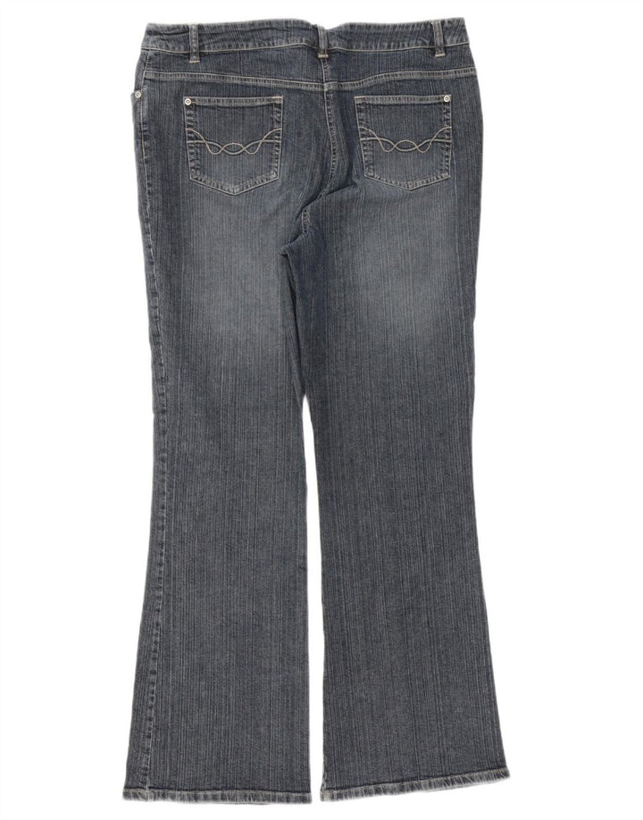 WALLIS Blugi Bootcut pentru femei UK 16 Large W38 L32 Blue Bumbac