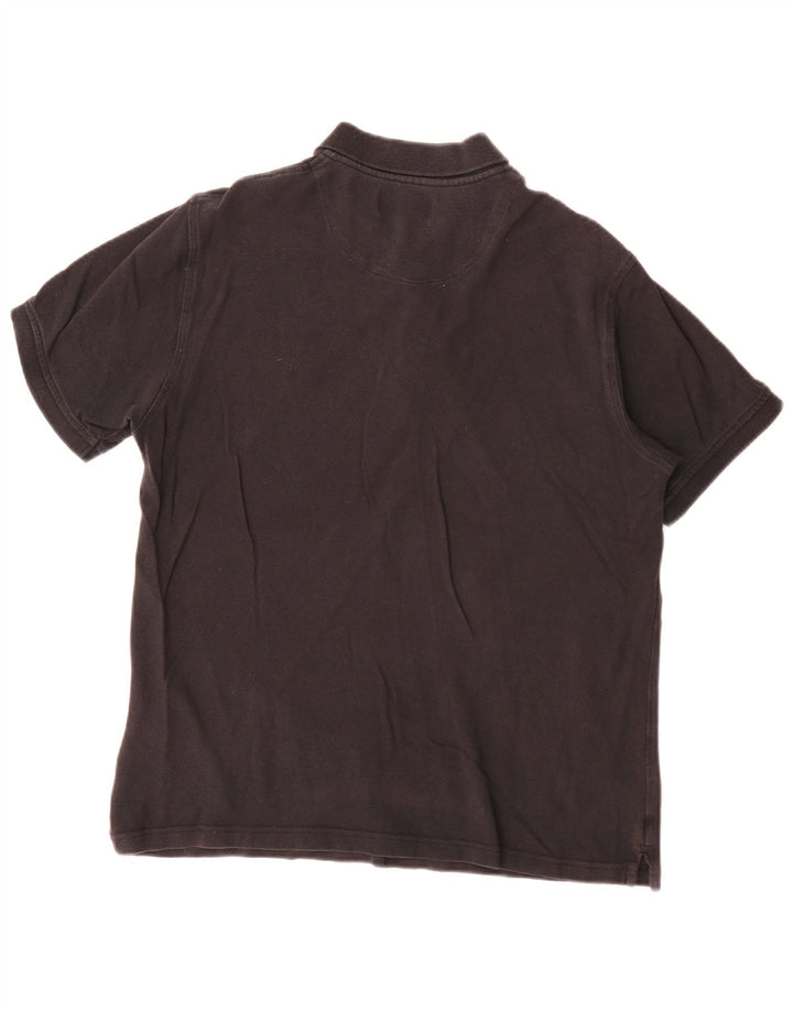 Tricou polo pentru bărbați Lyle & Scott XL, bumbac negru