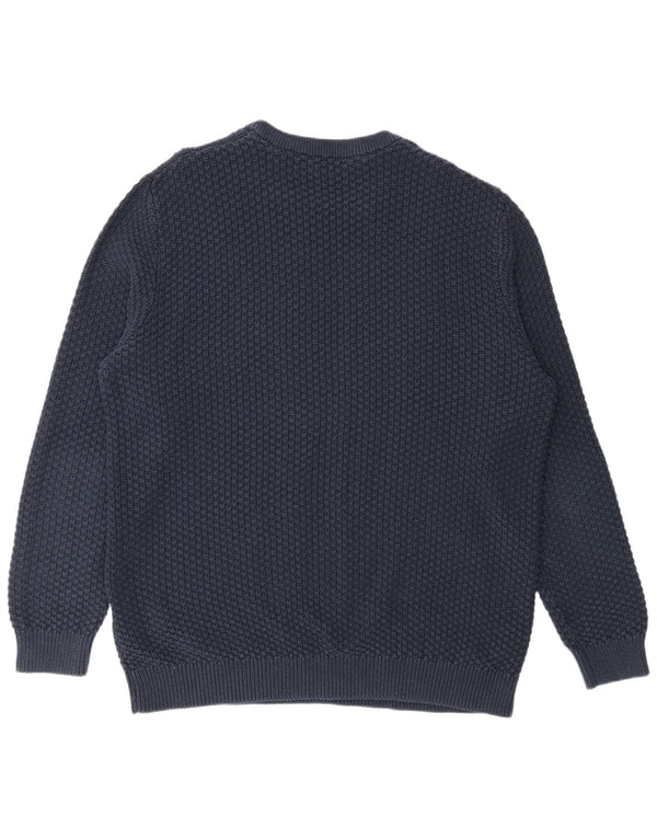Pulover pentru bărbați Esprit cu gât crew, 2XL, bumbac bleumarin