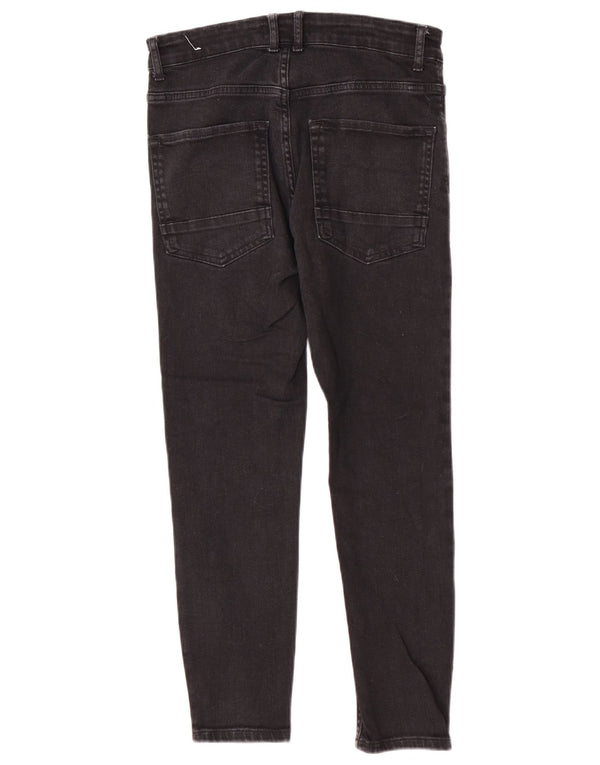 Blugi skinny pentru bărbați Zara EU 40 Medium W31 L26 Bumbac negru