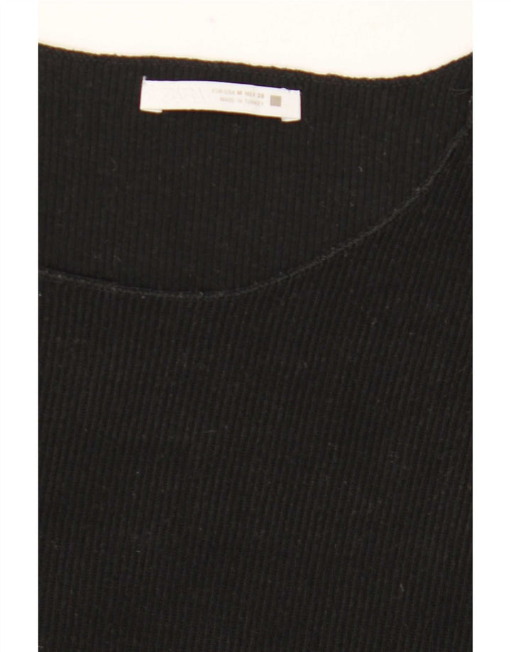 Tricou pentru femei Zara UK 14 Medium Negru