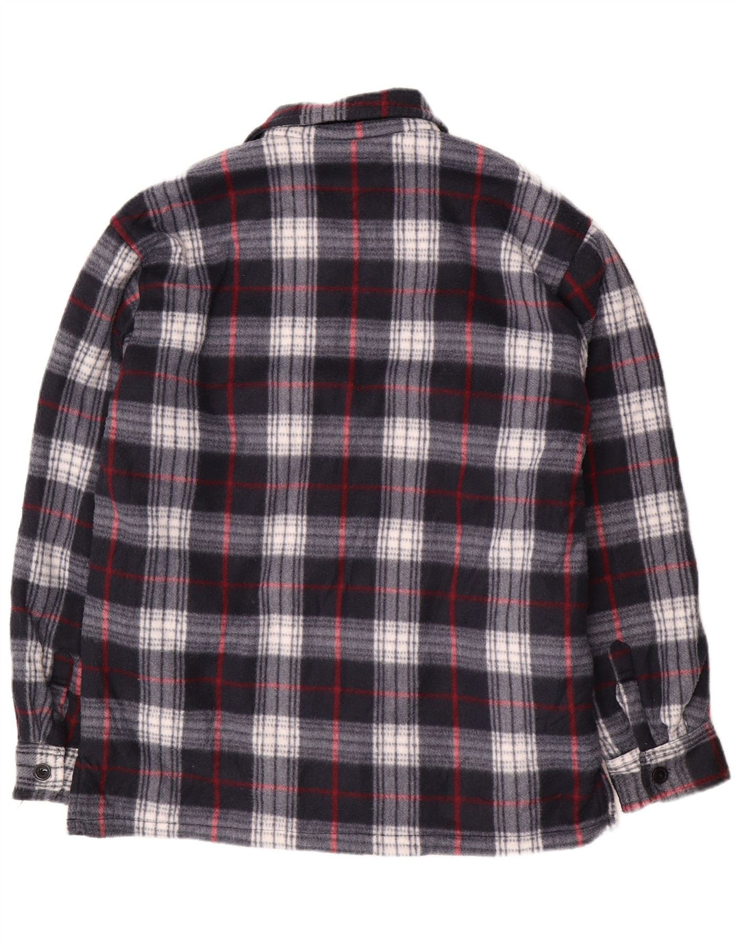 Jachetă vintage pentru bărbați, Marea Britanie 44 2XL, bumbac cu carouri bleumarin