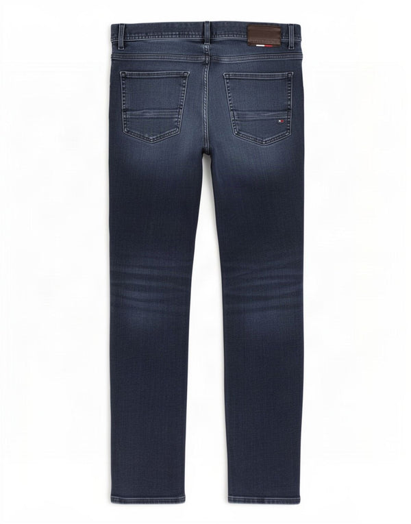 Blugi pentru bărbați Tommy Hilfiger Bleecker Slim W34 L30 Bumbac bleumarin