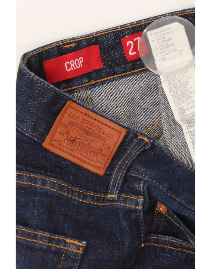 Blugi tăiați Capri Levi's pentru femei W27 L22 bumbac bleumarin