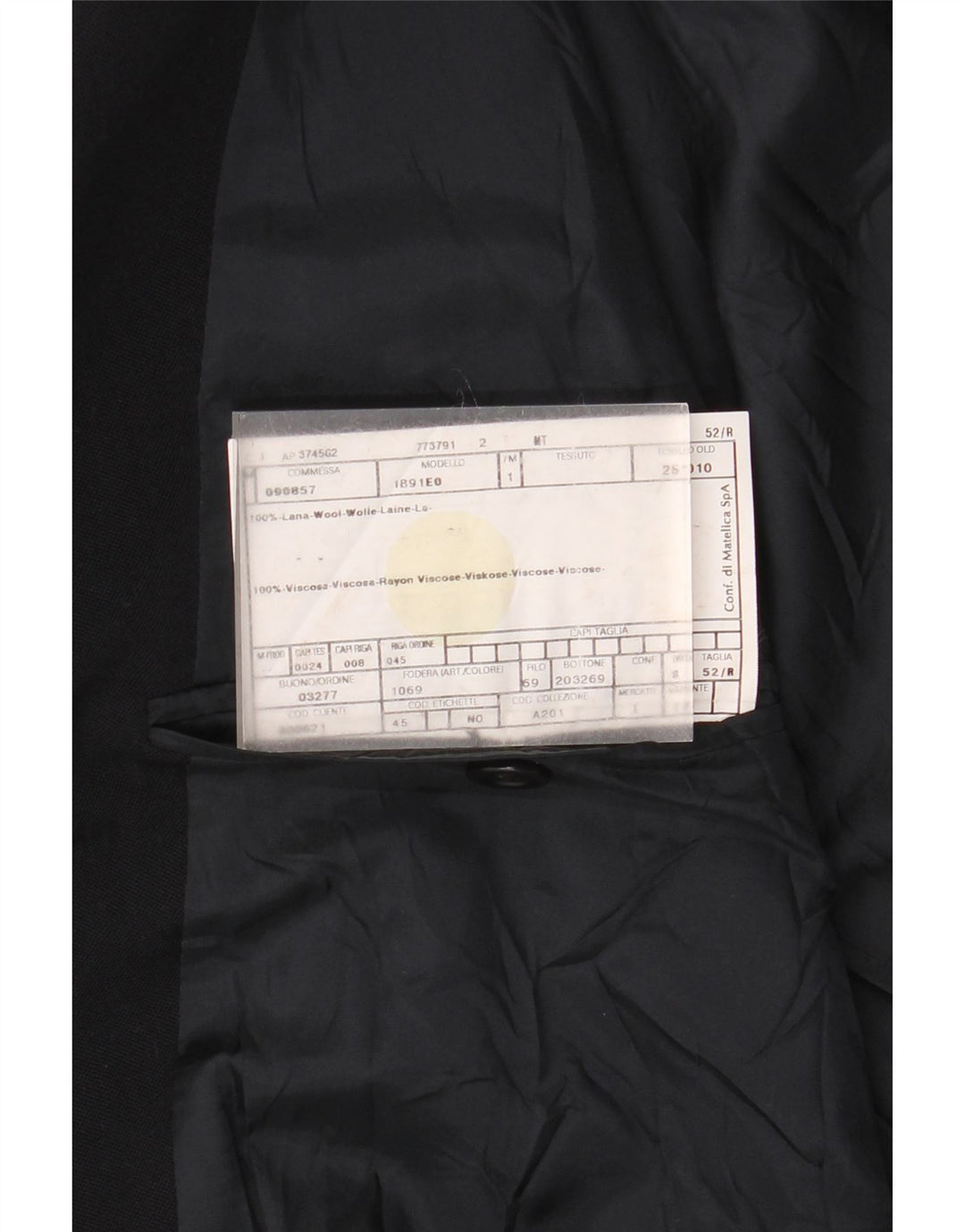 Armani Collezioni Jachetă pentru bărbați cu 3 nasturi IT 52 XL Viscoză bleumarin