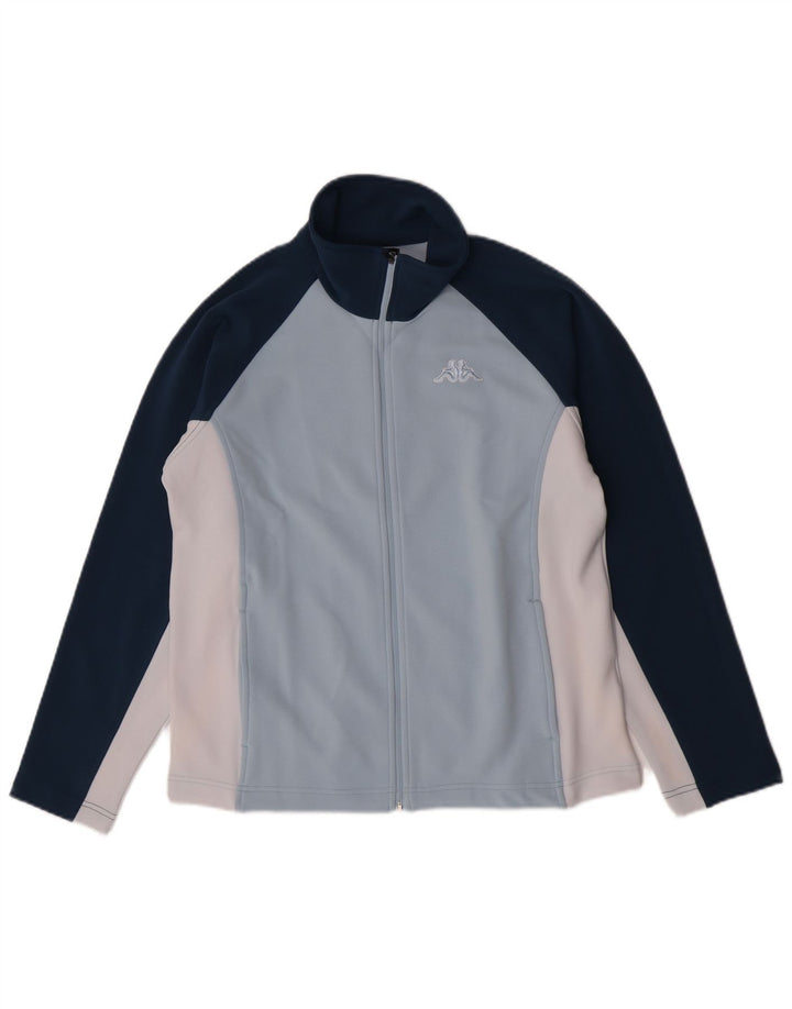 Jachetă de trening pentru femei Kappa UK 16, mare, albastru, poliester color bloc