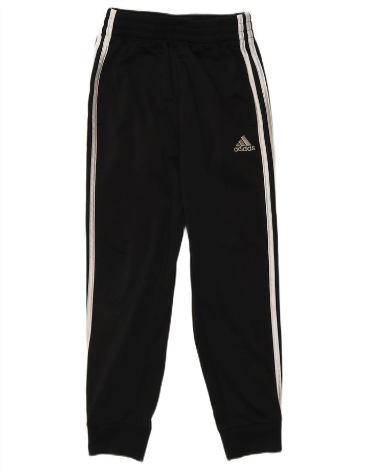 Adidas Băieți Pantaloni Trening Pantaloni Joggeri 7-8 Ani Mici Poliester Negru