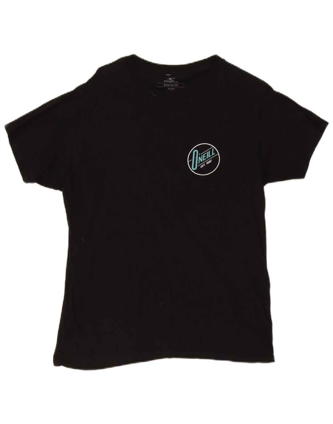 Tricou grafic O'Neill, cu croiala modernă, pentru femei, UK 16, bumbac mediu negru