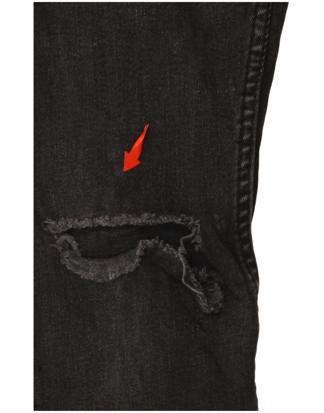 Blugi skinny de damă învechiți de ZARA EU 40 Mediu L31 L25 Bumbac negru