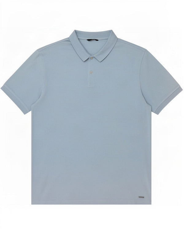 Cămașă polo Massimo Dutti pentru bărbați XL Bumbac albastru