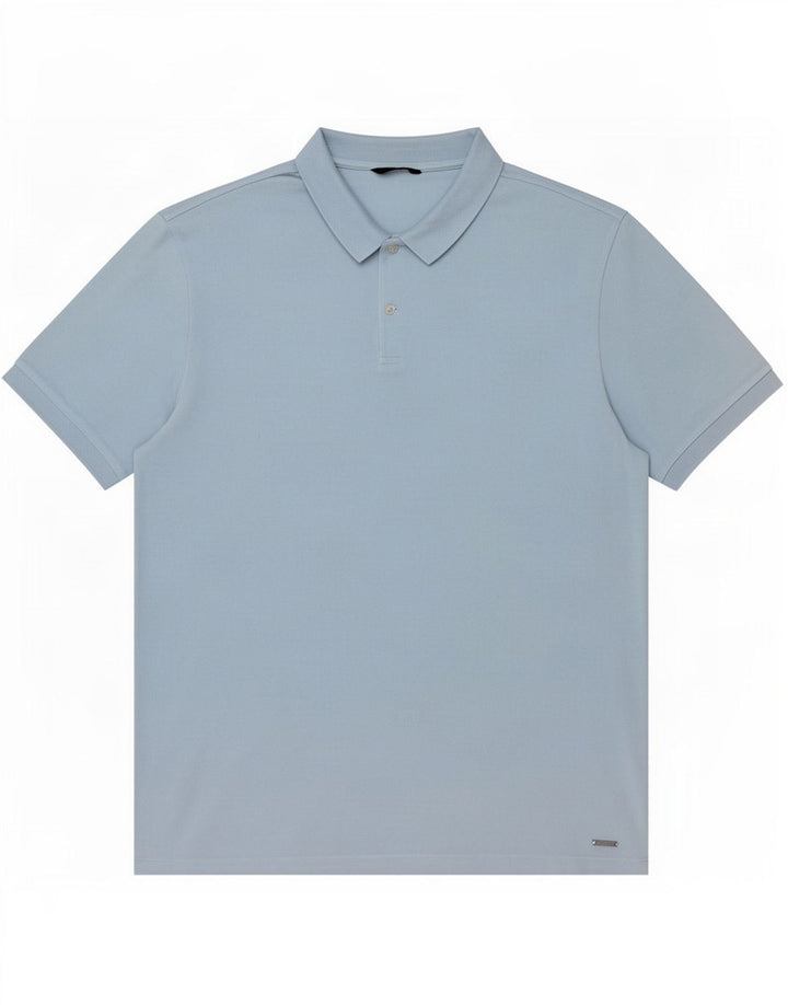 Cămașă polo Massimo Dutti pentru bărbați XL Bumbac albastru