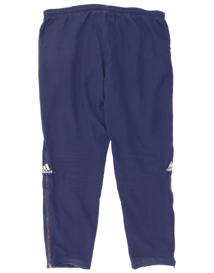 Pantaloni de trening Adidas bărbătesc XL bleumarin poliester
