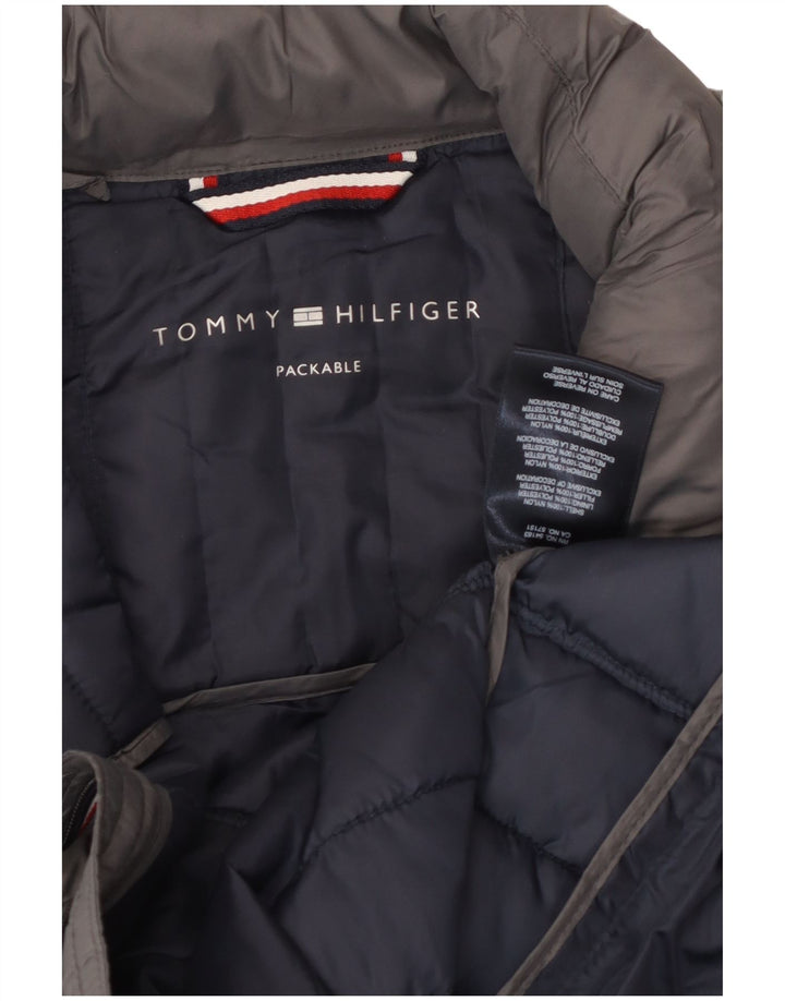 Jachetă căptușită pentru bărbați TOMMY HILFIGER UK 36, nailon, gri mic