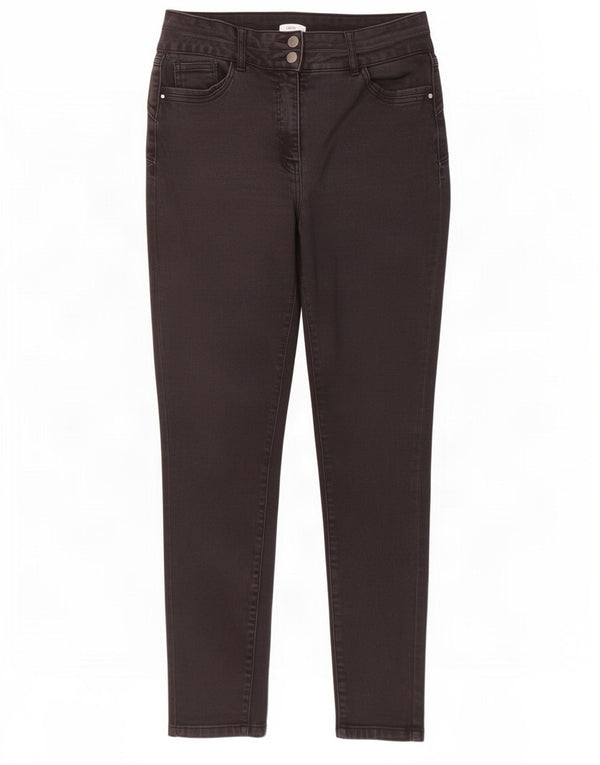 Blugi skinny pentru femei cu talie înaltă M&Co UK 14 Large W32 L30 Bumbac negru