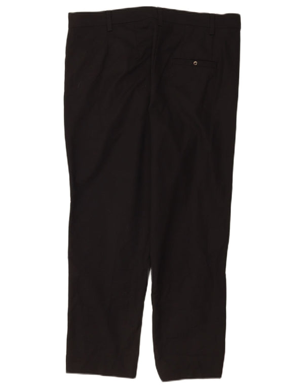Pantaloni tăiați pentru femei Marks & Spencer UK 12 Medium W30 L24 Negru