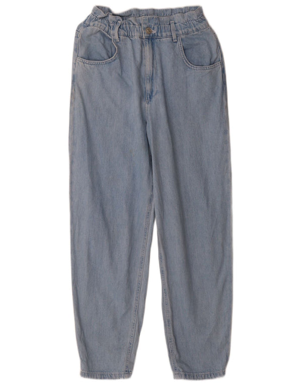 Blugi conici pentru femei cu talie înaltă Zara EU 36 XS L26 L28 Bumbac albastru